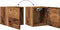 vidaXL - Tv-wandmeubelen - 2 - st - 30,5x30x30 - cm - oud - houtkleurig