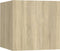 vidaXL - Tv-wandmeubelen - 2 - st - 30,5x30x30 - cm - sonoma - eikenkleurig