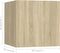 vidaXL - Tv-wandmeubelen - 2 - st - 30,5x30x30 - cm - sonoma - eikenkleurig