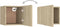 vidaXL - Tv-wandmeubelen - 2 - st - 30,5x30x30 - cm - sonoma - eikenkleurig