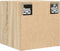 vidaXL - Tv-wandmeubelen - 2 - st - 30,5x30x30 - cm - sonoma - eikenkleurig