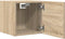 vidaXL - Tv-wandmeubelen - 2 - st - 30,5x30x30 - cm - sonoma - eikenkleurig