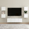 vidaXL - Tv-wandmeubelen - 2 - st - 30,5x30x30 - cm - wit