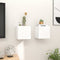 vidaXL - Tv-wandmeubelen - 2 - st - 30,5x30x30 - cm - wit