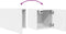 vidaXL - Tv-wandmeubelen - 2 - st - 30,5x30x30 - cm - wit