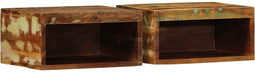 vidaXL - Tv-wandmeubelen - 2 - st - massief - gerecycled - hout