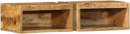 vidaXL - Tv-wandmeubelen - 2 - st - massief - ruw - mangohout