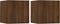 vidaXL - Tv-wandmeubelen - 4 - st - 30,5x30x30 - cm - bruin - eikenkleur