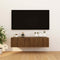 vidaXL - Tv-wandmeubelen - 4 - st - 30,5x30x30 - cm - bruin - eikenkleur