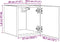 vidaXL - Tv-wandmeubelen - 4 - st - 30,5x30x30 - cm - bruin - eikenkleur
