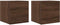 vidaXL - Tv-wandmeubelen - 4 - st - 30,5x30x30 - cm - bruin - eikenkleur