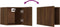 vidaXL - Tv-wandmeubelen - 4 - st - 30,5x30x30 - cm - bruin - eikenkleur