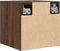 vidaXL - Tv-wandmeubelen - 4 - st - 30,5x30x30 - cm - bruin - eikenkleur