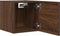 vidaXL - Tv-wandmeubelen - 4 - st - 30,5x30x30 - cm - bruin - eikenkleur