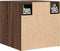 vidaXL - Tv-wandmeubelen - 4 - st - 30,5x30x30 - cm - bruin - eikenkleur