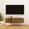 vidaXL - Tv-wandmeubelen - 4 - st - 30,5x30x30 - cm - gerookt - eikenkleurig
