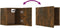 vidaXL - Tv-wandmeubelen - 4 - st - 30,5x30x30 - cm - gerookt - eikenkleurig