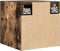 vidaXL - Tv-wandmeubelen - 4 - st - 30,5x30x30 - cm - gerookt - eikenkleurig