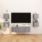 vidaXL - Tv-wandmeubelen - 4 - st - 30,5x30x30 - cm - grijs - sonoma - eikenkleurig