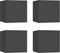 vidaXL - Tv-wandmeubelen - 4 - st - 30,5x30x30 - cm - grijs