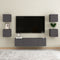 vidaXL - Tv-wandmeubelen - 4 - st - 30,5x30x30 - cm - grijs