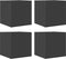 vidaXL - Tv-wandmeubelen - 4 - st - 30,5x30x30 - cm - grijs