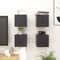 vidaXL - Tv-wandmeubelen - 4 - st - 30,5x30x30 - cm - grijs