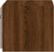 vidaXL - Tv-wandmeubelen - met - LED - 2 - st - 30,5x35x30 - cm - bruin - eikenkleur