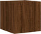 vidaXL - Tv-wandmeubelen - met - LED - 2 - st - 30,5x35x30 - cm - bruin - eikenkleur