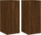 vidaXL - Tv-wandmeubelen - met - LED - 2 - st - 30,5x35x70 - cm - bruin - eikenkleur