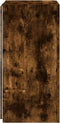 vidaXL - Tv-wandmeubelen - met - LED - 2 - st - 30,5x35x70 - cm - gerookt - eikenkleurig