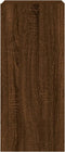 vidaXL - Tv-wandmeubelen - met - LED - 2 - st - 30,5x35x70 - cm - bruin - eikenkleur