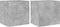 vidaXL - Tv-wandmeubelen - met - LED - 2 - st - 40,5x35x40 - cm - betongrijs