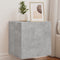 vidaXL - Tv-wandmeubelen - met - LED - 2 - st - 40,5x35x40 - cm - betongrijs