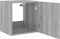vidaXL - Tv-wandmeubelen - met - LED - 2 - st - 40,5x35x40 - cm - grijs - sonoma - eiken