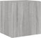 vidaXL - Tv-wandmeubelen - met - LED - 2 - st - 40,5x35x40 - cm - grijs - sonoma - eiken