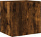vidaXL - Tv-wandmeubelen - met - LED - 2 - st - 40,5x35x40 - cm - gerookt - eikenkleurig