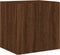 vidaXL - Tv-wandmeubelen - met - LED - 2 - st - 40,5x35x40 - cm - bruin - eikenkleur