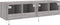 vidaXL - Tv-wandmeubelen - met - LED - 2 - st - 60x35x31 - cm - grijs - sonoma - eiken