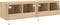 vidaXL - Tv-wandmeubelen - met - LED - 2 - st - 60x35x31 - cm - sonoma - eikenkleurig