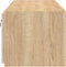 vidaXL - Tv-wandmeubelen - met - LED - 2 - st - 60x35x31 - cm - sonoma - eikenkleurig