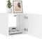 vidaXL - Tv-wandmeubelen - met - LED-verlichting - 2 - st - 40,5x35x40 - cm - wit