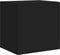 vidaXL - Tv-wandmeubelen - met - LED-verlichting - 2 - st - 40,5x35x40 - cm - zwart