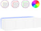 vidaXL - Tv-wandmeubelen - met - LED-verlichting - 2 - st - 60x35x31 - cm - wit