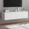 vidaXL - Tv-wandmeubelen - met - LED-verlichting - 2 - st - 60x35x31 - cm - wit