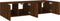 vidaXL - Tv-wandmeubelen - met - LED-verlichting - 2 - st - 60x35x31 - cm - bruineiken