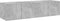 vidaXL - Tv-wandmeubelen - met - LED-verlichting - 2 - st - 60x35x31 - cm - betongrijs