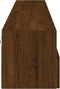 vidaXL - Tv-wandmeubels - 2 - st - 100x30x30 - cm - bewerkt - hout - bruin - eikenkleur