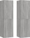 vidaXL - Tv-wandmeubels - 2 - st - 30,5x30x110 - cm - grijs - sonoma - eikenkleurig