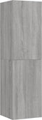 vidaXL - Tv-wandmeubels - 2 - st - 30,5x30x110 - cm - grijs - sonoma - eikenkleurig